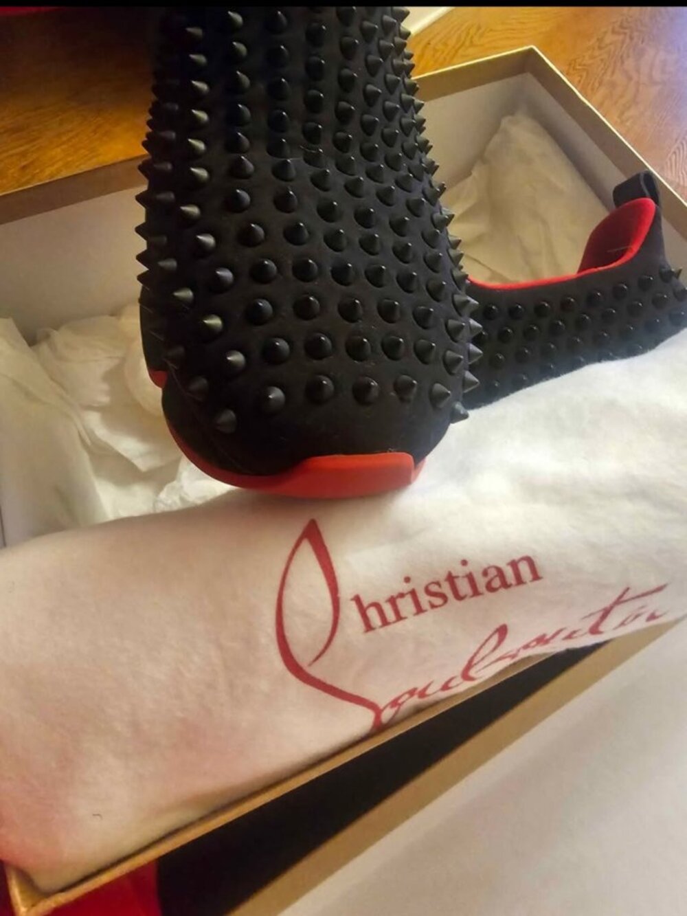 Mens Christian Louboutin Sneakers 45.5 - Picture 2 of 9